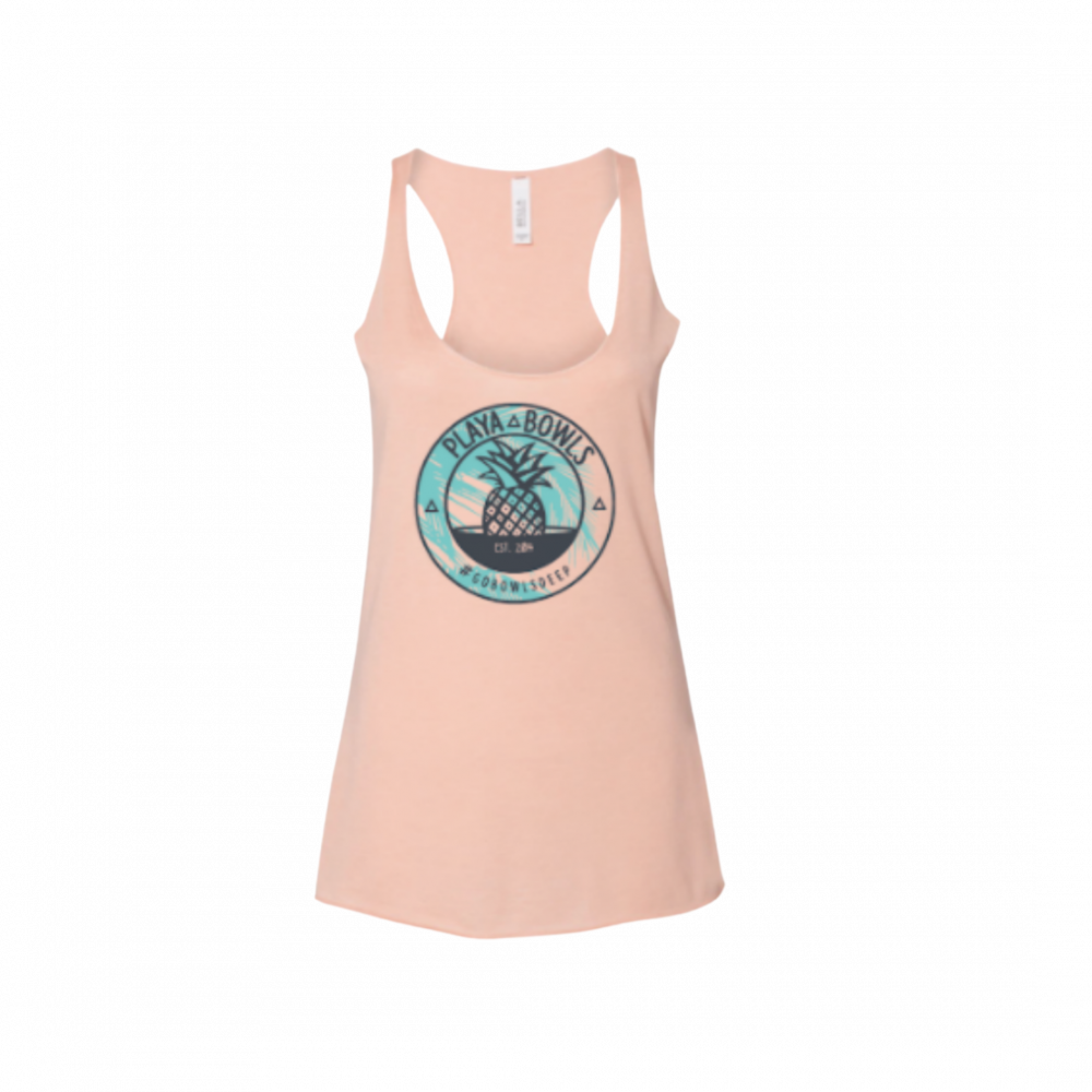 Peach Palm Racerback