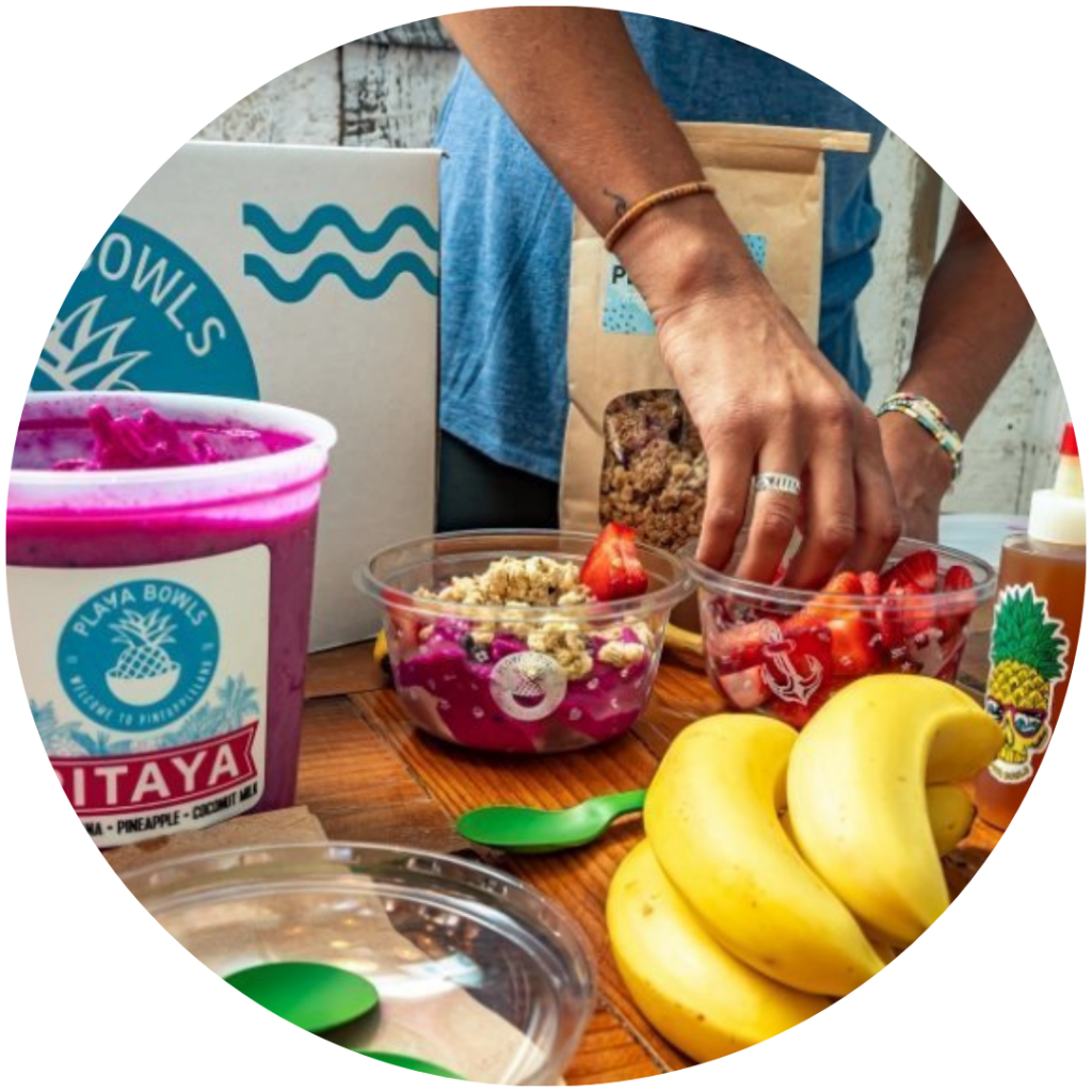 Playa Bowls catering packages